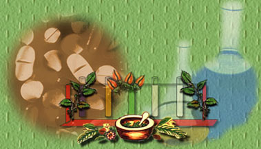 Different components for herbal medicines